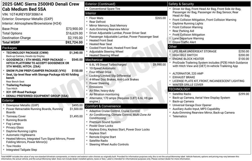 gmc sierra 2500hd 2025 1GT4UREY5SF308614 image gmc sierra 2500hd 2025 1GT4UREY5SF308614 image
